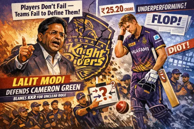 Lalit Modi Defends Cameron Green, Blames KKR for Failing to Define His Role
